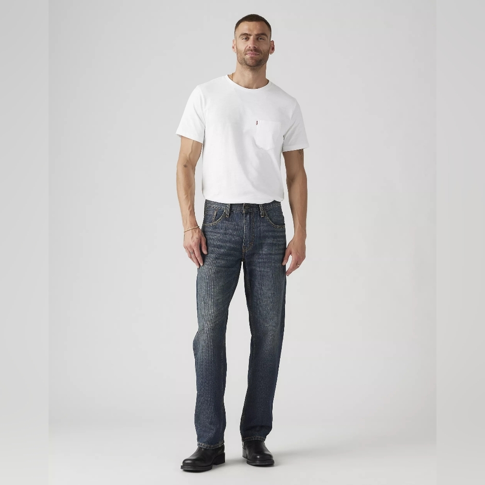 Levi's 559 Relaxed Straight Fit Jeans Dark Wash Men's Size 46x34
